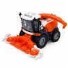 LEAN TOYS Combine Harvester koos piimapaagiga, talunik ja lehma kujukesed, tuled ja helid, 4-osaline talumängukomplekt