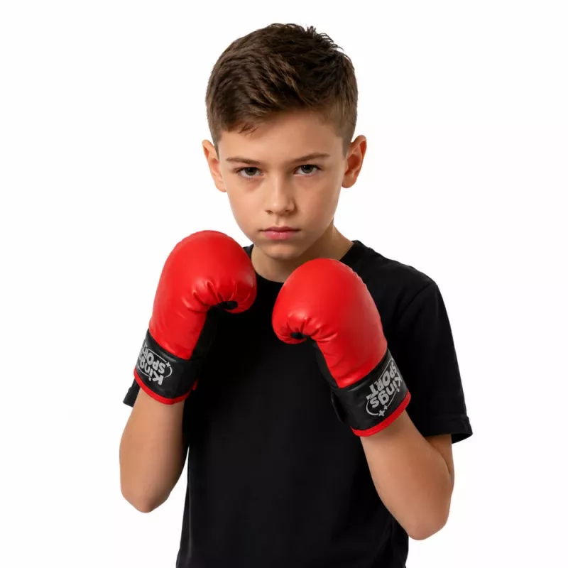 LEAN TOYS laste Muay Thai poksikott komplekt kinnastega 40x14cm S