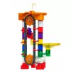 LEAN TOYS Ehitusklotsid Kosmoserada Pallide Tunnelitega Värviline 3D 85 tk.