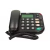 MAXCOM KXT 480 BB Juhtmega telefon LCD-ekraaniga, must