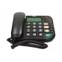 MAXCOM KXT 480 BB Juhtmega telefon LCD-ekraaniga, must