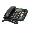 MAXCOM KXT 480 BB Juhtmega telefon LCD-ekraaniga, must