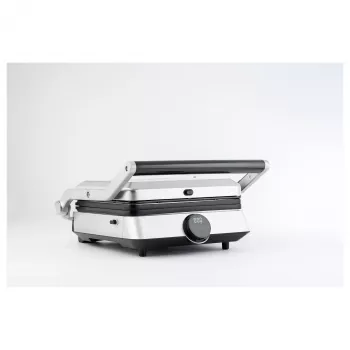 TORNADO TGC-5406-GS Kontaktgrill – 2000 W, reguleeritav termostaat, 180° avamine, hõbedane/must