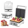 MPM MGO-41 Vahvlimasin 1600W Valge – Belgia vahvliraud mittenakkuvate plaatidega