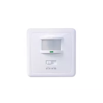 MACLEAN MCE18 PIR liikumisandur helituvastusega, seinakinnitus, 160°, 1200W, valge