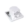 MACLEAN MCE18 PIR liikumisandur helituvastusega, seinakinnitus, 160°, 1200W, valge