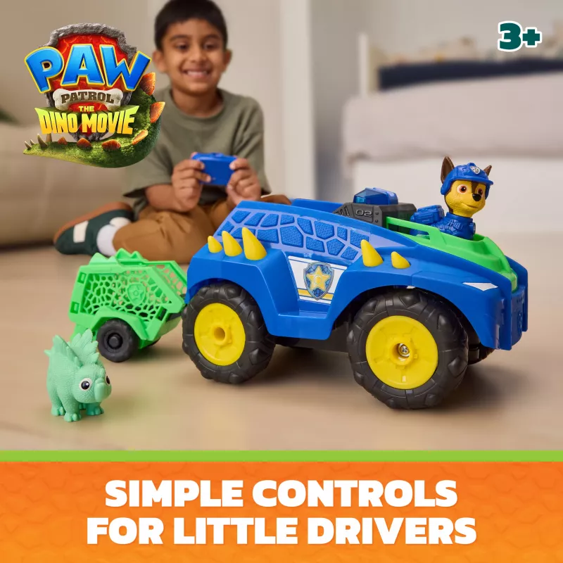 Paw Patrol: Dino film - Chase RC Dino päästeauto Spin Master