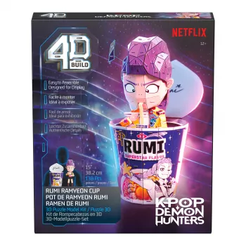 Spin Master 4D Build K-Pop Demon Hunters Rumi Ramen Cup 3D pusle