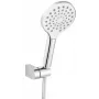 FERMO SET SHOWER MINI U334 Kroomitud dušikomplekt 150 cm vooliku ja silikoonotsikutega