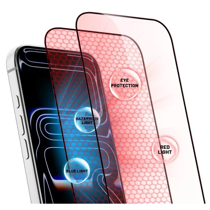 CRONG OptiRed karastatud klaasist ekraanikaitse Apple iPhone 17 jaoks - 9H kõvadus, 0,33 mm, ülikirgas, oleofoobne, mullivaba, 1-pakk