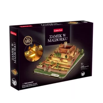 CubicFun 3D pusle Malborki loss koos LED-valgustusega - 200 tükki