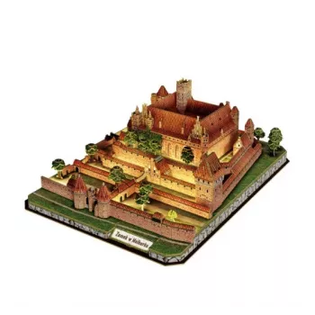 CubicFun 3D pusle Malborki loss koos LED-valgustusega - 200 tükki