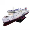 CubicFun 3D-puzzle - MS Prom Varsovia laevamudel, 150 tükki, 44 cm kokkupandud pikkus, keskmine raskusaste, vanus 8+