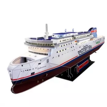CubicFun 3D-puzzle - MS Prom Varsovia laevamudel, 150 tükki, 44 cm kokkupandud pikkus, keskmine raskusaste, vanus 8+