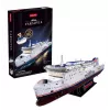 CubicFun 3D-puzzle - MS Prom Varsovia laevamudel, 150 tükki, 44 cm kokkupandud pikkus, keskmine raskusaste, vanus 8+