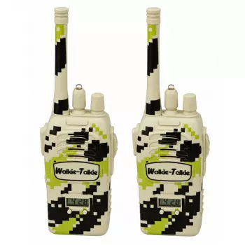 LEAN TOYS Military raadiosaatjad USB leviala 200M Khaki 2 tk.