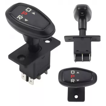 LEAN TOYS käigulüliti sõiduautodele - Edasi/Seisma/Tagasi, 3-asendiline kiiklüliti, 6V-12V, 15A, paneelikinnitusega