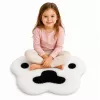 LEAN Plush Paw Rug Pehme Karusnahavaip Must ja Valge 60 x 60 cm