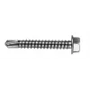 VOLTENO MF-530-4838 isekeermestav kruvi kuuskantseibipeaga 4,8 x 38 mm, tsingitud süsinikteras, DIN 7504K, hõbedane