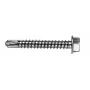 VOLTENO MF-530-4838 isekeermestav kruvi kuuskantseibipeaga 4,8 x 38 mm, tsingitud süsinikteras, DIN 7504K, hõbedane