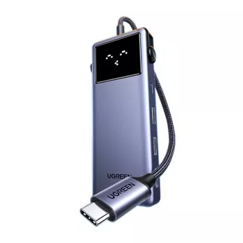 UGREEN USB-C Hub 7-in-1 3x USB 3.0, HDMI 4K, Gigabit Ethernet, 100W PD, Space Gray