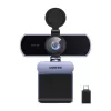 UGREEN FineCam Lite 4K UHD veebikaamera 4-mikrofoniga, privaatsuskaane, reguleeritava vaateväljaga, automaatse kaadriga, HDR, USB-C, hall