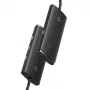 Baseus Lite Series 4-pordiline USB 3.0 jaotur - 5Gbps, siinivõimsusega, must (WKQX030101)