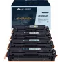 G&G ühilduv toonerikassett 4-pakk HP 203X seeria jaoks, must, tsüaan, magentapunane, kollane, suure saagisega, GS-H203X-4P