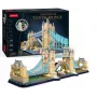Cubic Fun 3D Puzzle Tower Bridge LED-valgustusega | 113 tükki | Arhitektuurimudeli komplekt