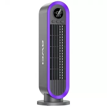 AWEI F52 kaasaskantav torniventilaator 3600mAh USB-C laetav hall
