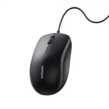 UGREEN juhtmega optiline hiir 1200 DPI - must