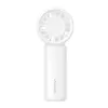 USAMS Hand Fan BC Series Valge 500mAh Kaasaskantav Käteventilaator 3 kiirusega ja Micro USB laadimisega
