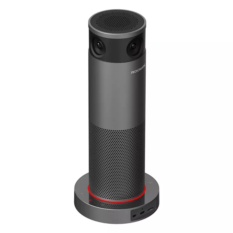 ROCWARE RC360 360° panoraamne Wi-Fi IP-kaamera, 1080P Full HD, kahesuunaline heli, öövaatlus, siseruumidesse