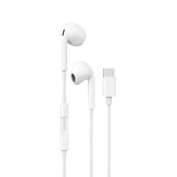 DUDAO X14ProT kõrvaklapid USB-C-pistikuga, 1,2 m kaabel, valge