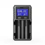 XTAR VX2 PRO SET Multi-keemia nutikas akulaadija USB-C sisendiga ja power banki funktsiooniga