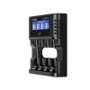 XTAR L4 PRO Universaalne nutikas akulaadija Li-ion ja Ni-MH/Ni-CD akudele USB-C ja LCD-ekraaniga