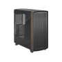 Fractal Design Summit Black TG Light Tint Mid-Tower PC korpus pähklipuust esipaneeliga