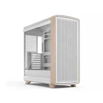 Fractal Design Summit Chalk White TG Clear Tint Mid-Tower korpus ehtsa tammepuidust esipaneeliga