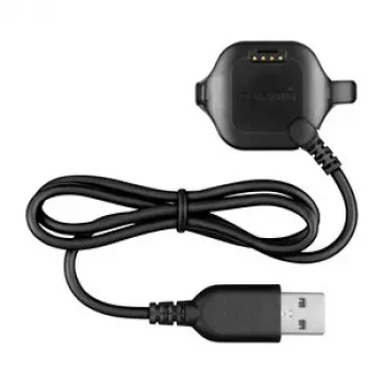 Garmin Forerunner 20/25 laadimisklamber andmekaabel - 1m USB-A proprietäärse klambriga, must