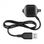 Garmin Forerunner 20/25 laadimisklamber andmekaabel - 1m USB-A proprietäärse klambriga, must