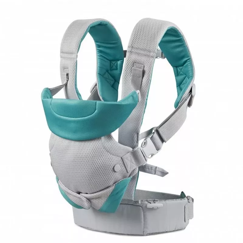 B-KIDS Infantino 4-in-1 muudetav beebikandja, hall, 3.6–14.5 kg, JPMA sertifitseeritud, eemaldatava Wonder Cover™ luti- ja süljekaitsega