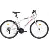 BIKE CITY MILANO 26 Valge/Roosa naiste linnaratas 6-käiguline Shimano