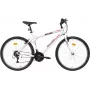 BIKE CITY MILANO 26 Valge/Roosa naiste linnaratas 6-käiguline Shimano