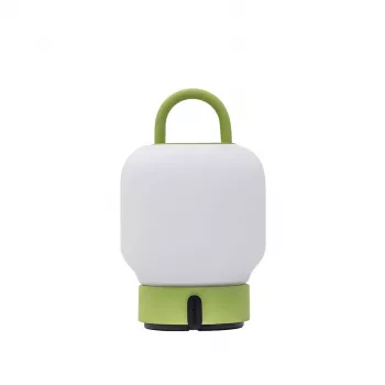 KOODUU laetav lamp LOOME Lime - kaasaskantav LED laualamp, 3-astmeline puutetundlik hämardamine, IP44 veekindel, USB-C