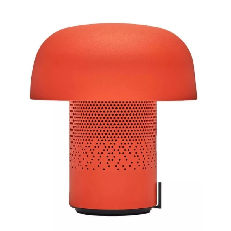 KOODUU Sensa Play kaasaskantav Bluetooth-kõlar reguleeritava RGB LED-lambiga, IPX4 veekindel, TWS-sidumine, USB-C, oranž