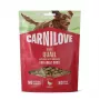 CARNILOVE Dog SOFT Snack Quail rikastatud puneega 200 g - Teraviljavabad pehmed maiused täiskasvanud koertele