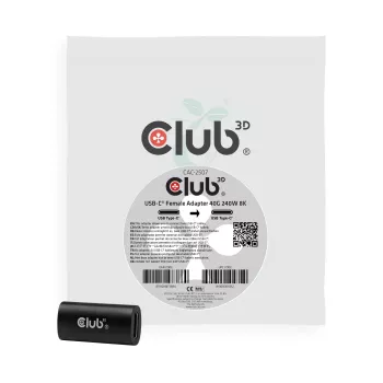 Club 3D USB-C emane adapter 40G 240W 8K60Hz