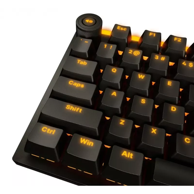 BE QUIET! klaviatuur Light Mount TKL Silent Tactile mehaaniline klaviatuur – 75% US ANSI, Gateron Brown, Bluetooth ja USB-C, QMK/VIA