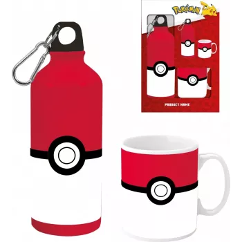 Pokemoni alumiiniumpudel 500ml keraamilise kruusikomplektiga