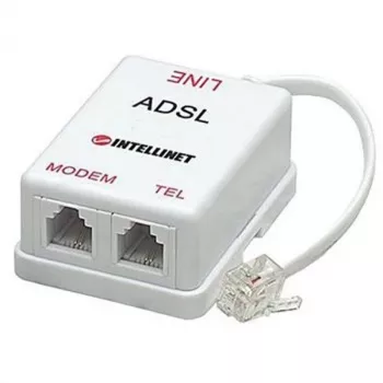 Intellinet ADSL Splitter/Filter RJ11 isane 2x RJ11 emane, valge